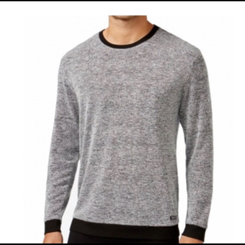 Kenneth Cole Reaction Marled Gray Knit Sweater. Size Medium